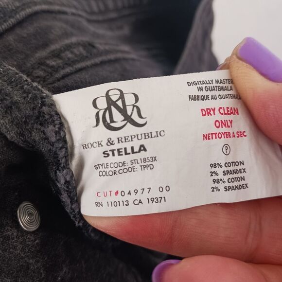Rock & Republic Stella jeans size 29 - Picture 6 of 6